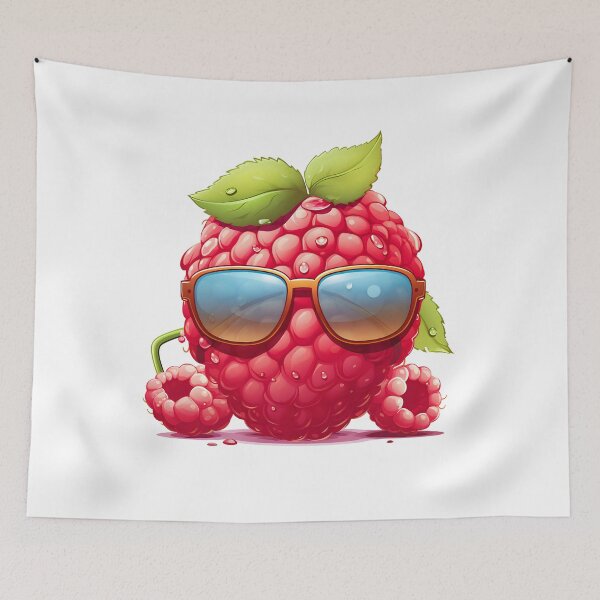 Item preview, Raspberry with sunglasses designed and sold by DerSenat.
