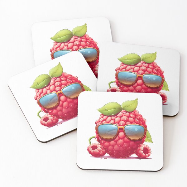 Item preview, Raspberry with sunglasses designed and sold by DerSenat.