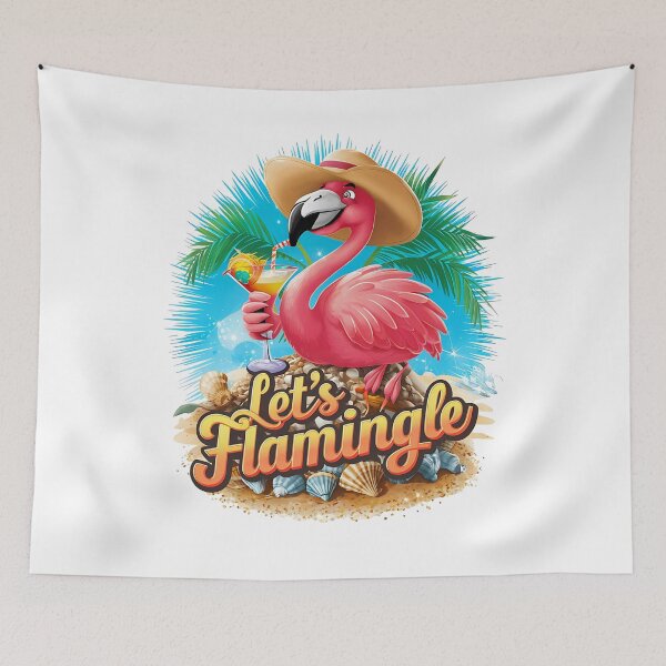 Item preview, Let's Flamingle designed and sold by JansenGS.