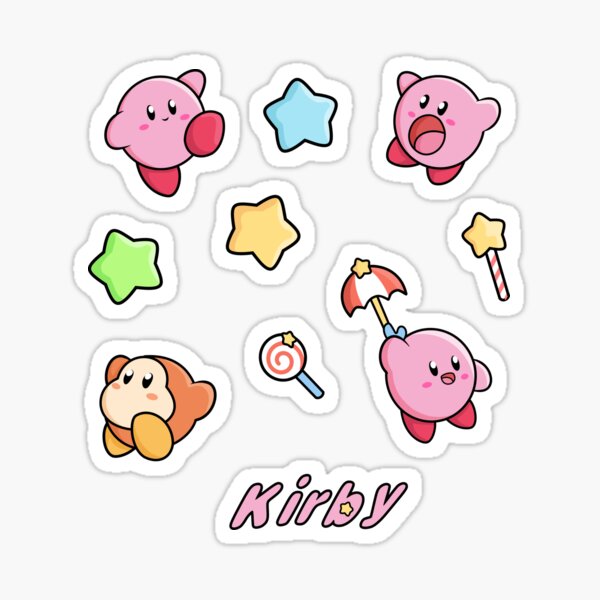 Autocollants sur le thème de Kirby Sticker