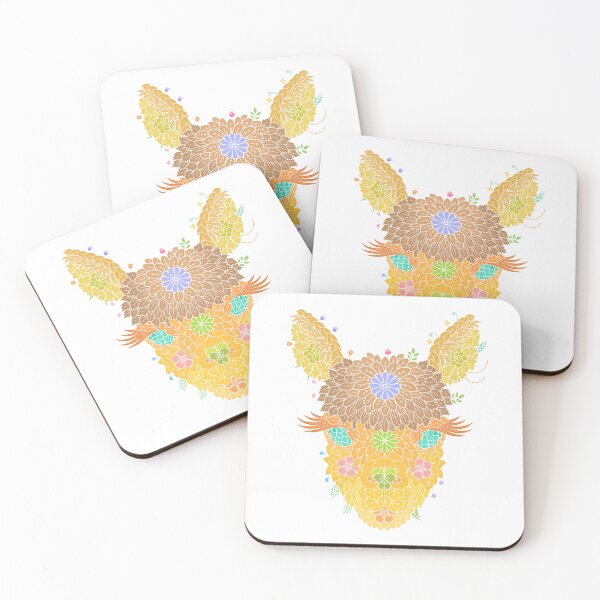 Item preview, Floral  Animal "Alpaca" WeArePrettierThanFlowers designed and sold by birthflower.