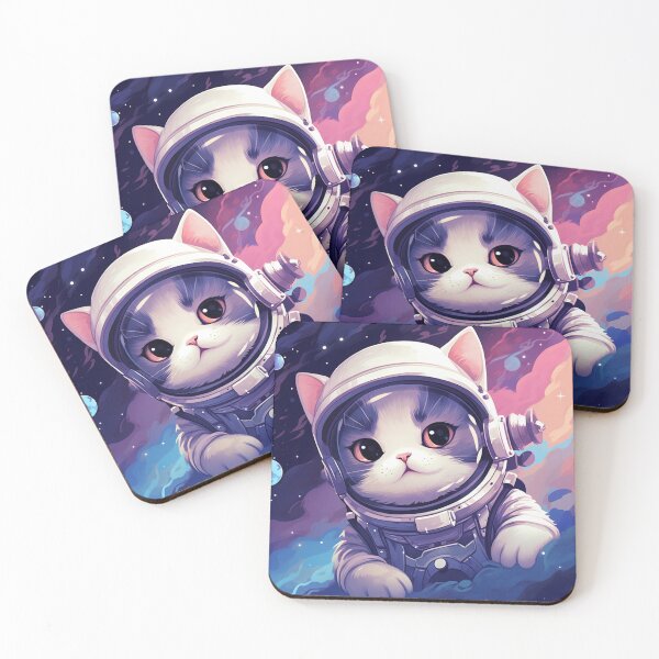 Item preview, Cute cat in astronaut suite space, SAI Pixel Art designed and sold by Nickyayee.
