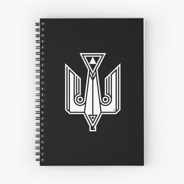 Item preview,  Falcon - trident. (white monochrome) designed and sold by sarabeevart.