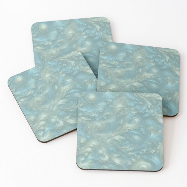 Item preview, Light Blue-Palette on a Bronze Gold Barogue design designed and sold by NadineMay.