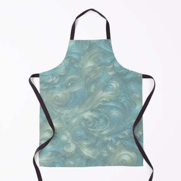Item preview, Light Blue-Palette on a Bronze Gold Barogue design designed and sold by NadineMay.