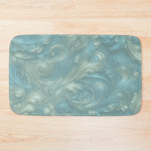 Item preview, Light Blue-Palette on a Bronze Gold Barogue design designed and sold by NadineMay.