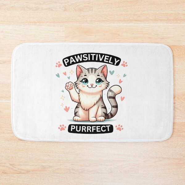 Item preview, Pawsitively Purrfect Cat Pun designed and sold by HasCreations.