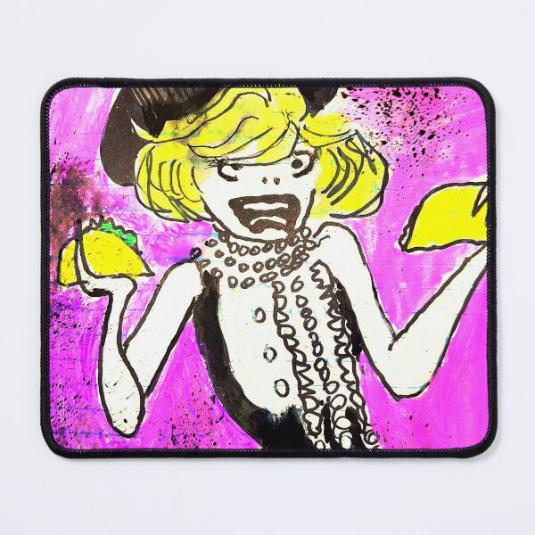 Item preview, Carol Channing Eating Tacos  designed and sold by BansheeMilk.