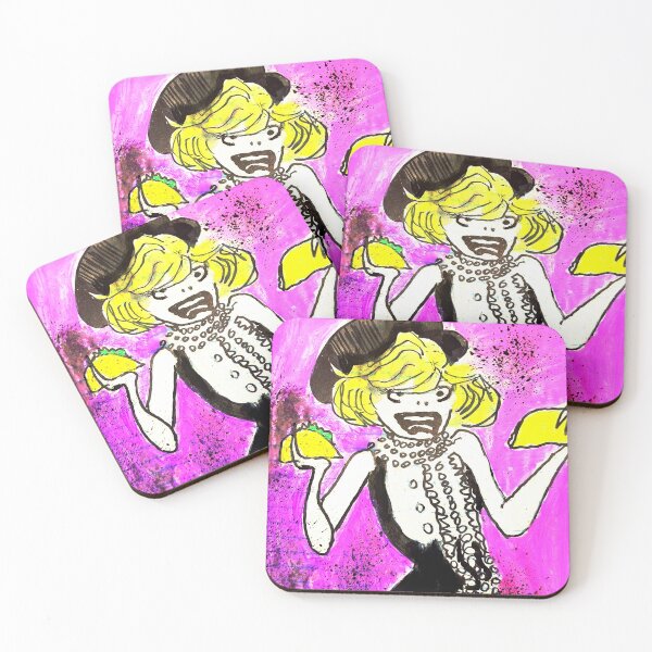 Item preview, Carol Channing Eating Tacos  designed and sold by BansheeMilk.