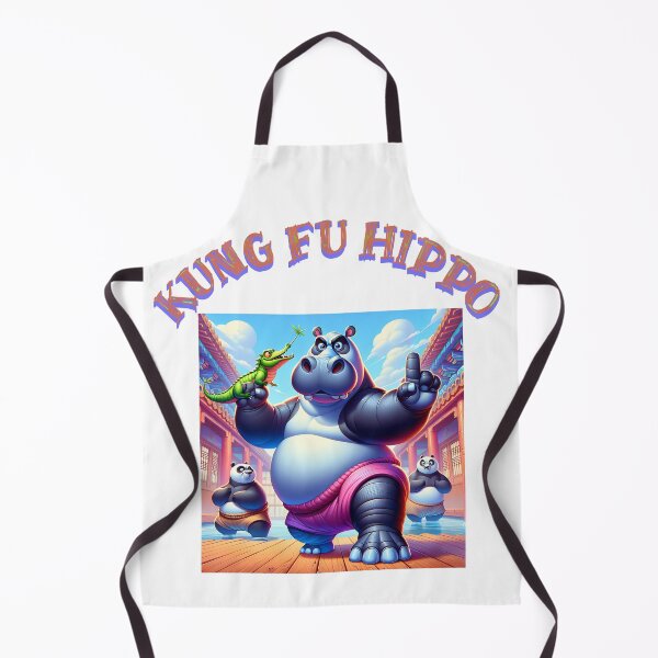 Artikelvorschau, Kung Fu Hippo: Die unaufhaltsame Kraft des Wasserkriegers entworfen und verkauft von 0penvimark.