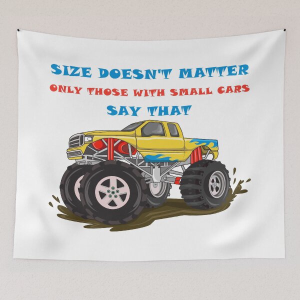 Item preview, Size doesn't matter, monster truck designed and sold by Magdalena-7.