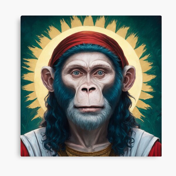 Item preview, JESUS MONKEY FACE PAINTING  designed and sold by ChristianArt6.