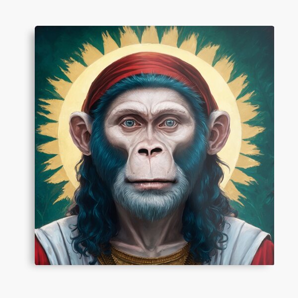 Item preview, JESUS MONKEY FACE PAINTING  designed and sold by ChristianArt6.