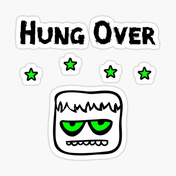 hung-over-drinking-partying-blockhead-with-stars-light-color-sticker-by-depravitee-redbubble