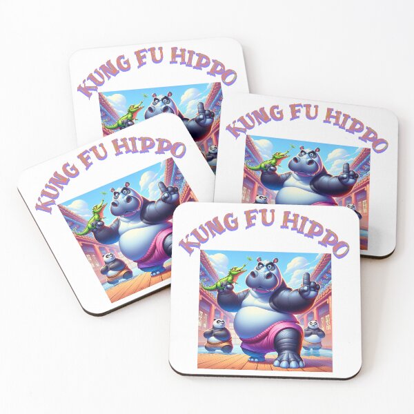 Item preview, Kung Fu Hippo: The Unstoppable Force of the Water Warrior designed and sold by 0penvimark.