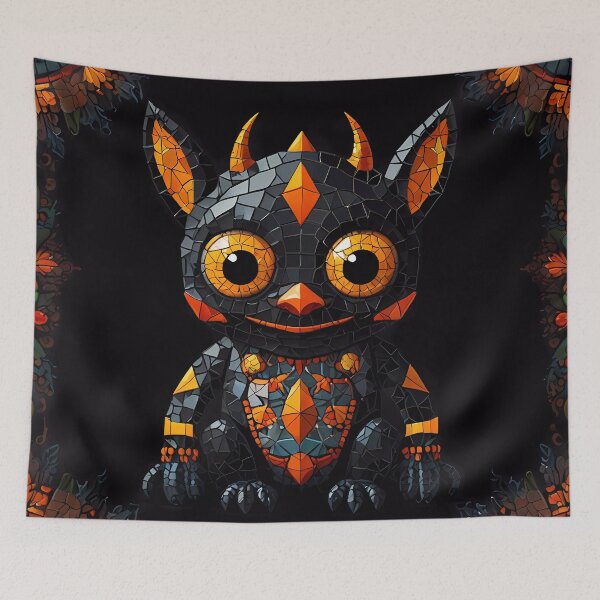 Item preview, Cute Mosaic Imp creature designed and sold by FocusedArt.