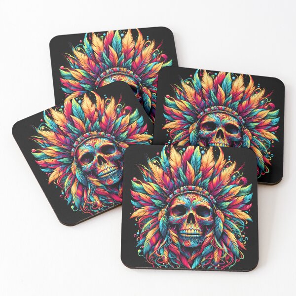Item preview, Feathered Skull designed and sold by zarshirts.
