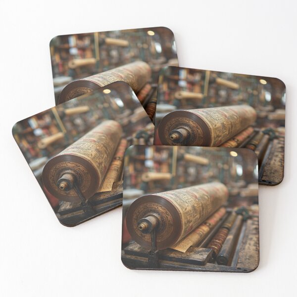 Item preview, antique printing press in operation designed and sold by Love-Light-Bite.