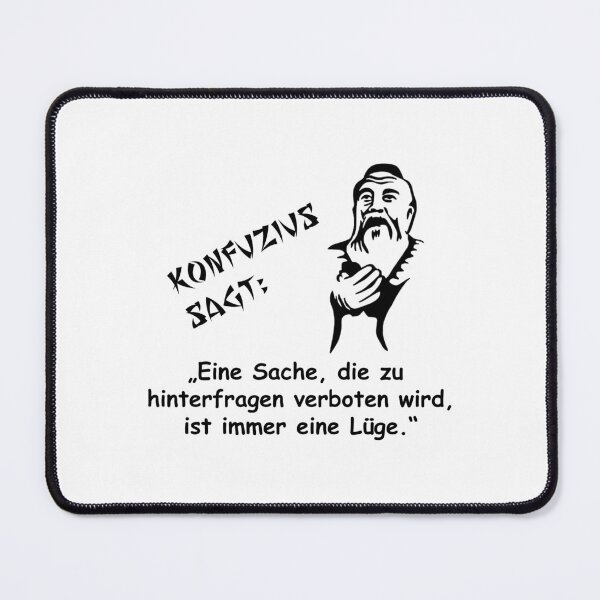Item preview, Confucius says: Questioning is forbidden designed and sold by ARTmanhART.