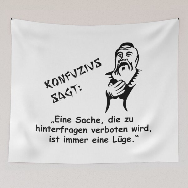 Item preview, Confucius says: Questioning is forbidden designed and sold by ARTmanhART.