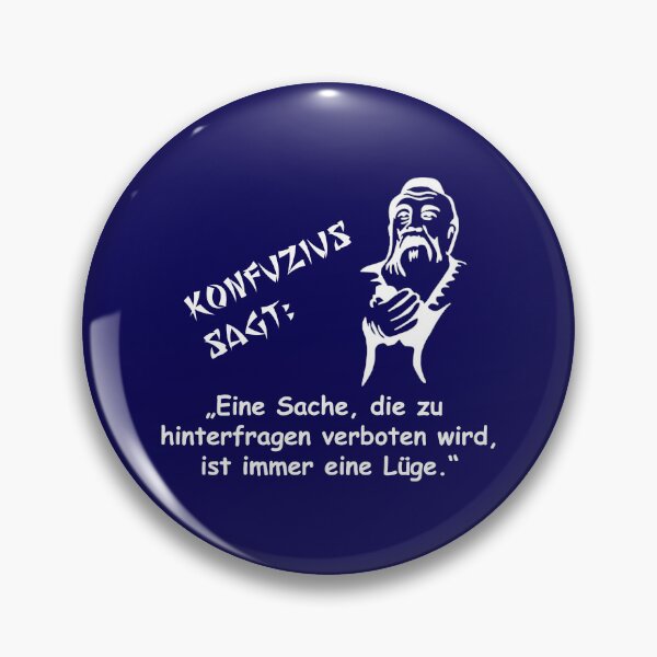 Item preview, Confucius says: Questioning is forbidden... designed and sold by ARTmanhART.