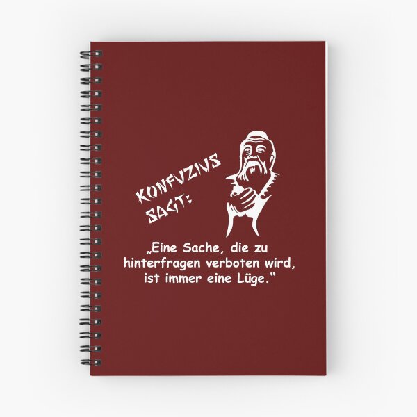 Item preview, Confucius says: Questioning is forbidden... designed and sold by ARTmanhART.