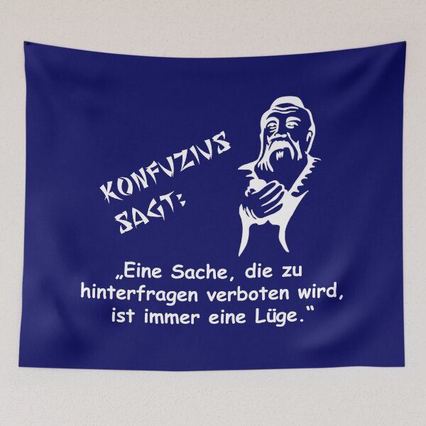 Item preview, Confucius says: Questioning is forbidden... designed and sold by ARTmanhART.
