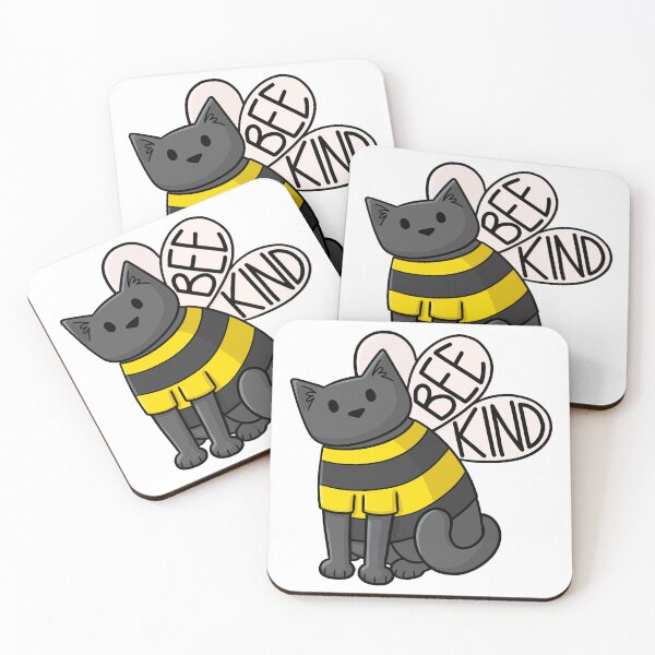 Item preview, Bee Kind Cat designed and sold by doodlecats.