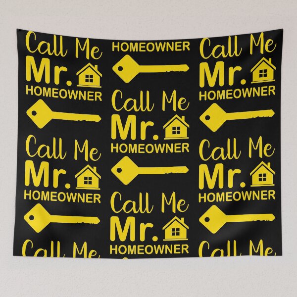 Item preview, Call Me Mr Homeowner - in yellow designed and sold by EmeraldeaArt.