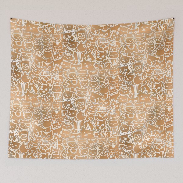 Item preview, ORANGE CAT DOODLE designed and sold by ulricateodoro.