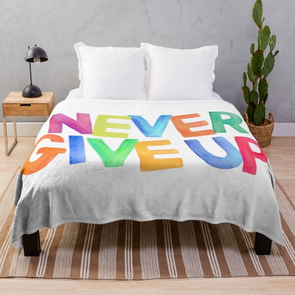 Item preview, NEVER GIVE UP! designed and sold by Lukars77.