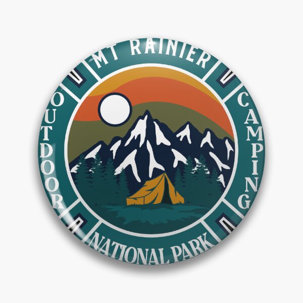 Item preview, Mt Rainier National Park-Vintage designed and sold by graphic-map.
