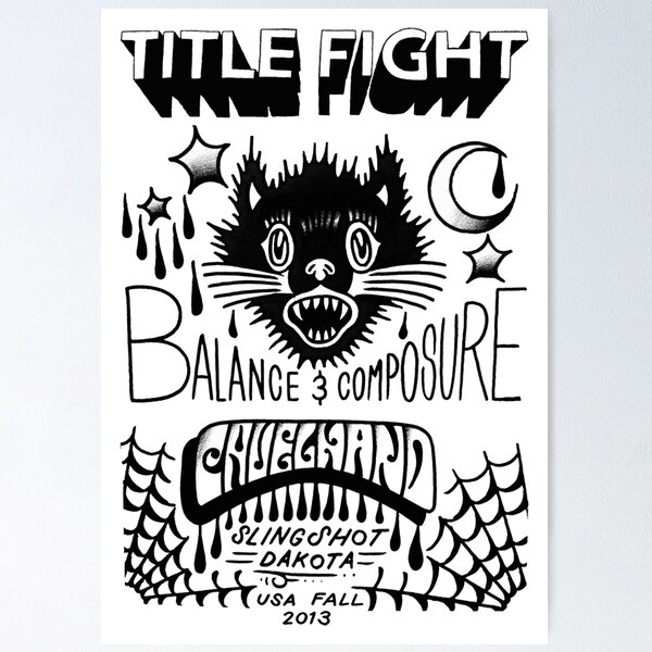 Item preview, Title Fight Balance & Composure designed and sold by aalb1n.