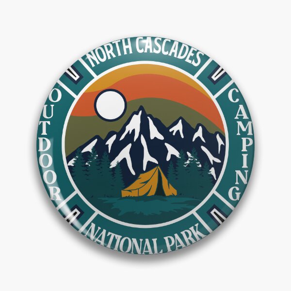Item preview, North Cascades National Park-Vintage designed and sold by graphic-map.