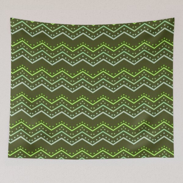 Item preview, Green Ombre Chevrons and Dots designed and sold by JaygiesDesign.