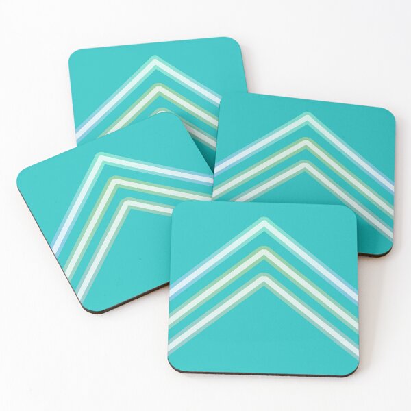 Item preview, Three Gradient Chevrons on Teal  designed and sold by JaygiesDesign.