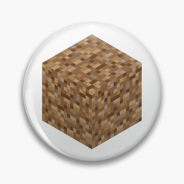 Item preview, Dirt Block Minecraft Block Icon designed and sold by Kubala Designs.