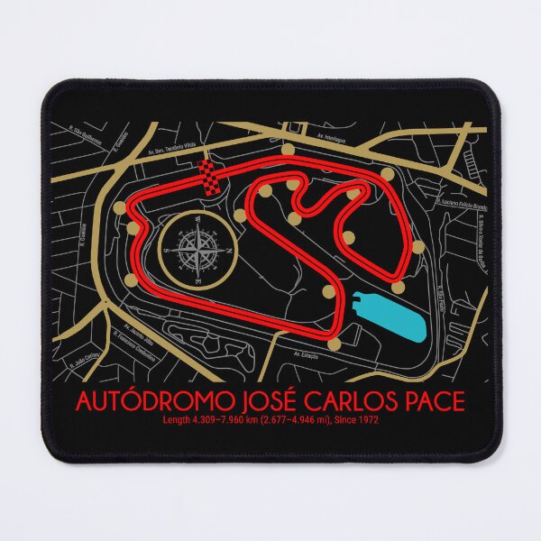 Item preview, Jose Carlos Circuit Map Design designed and sold by DimDom.