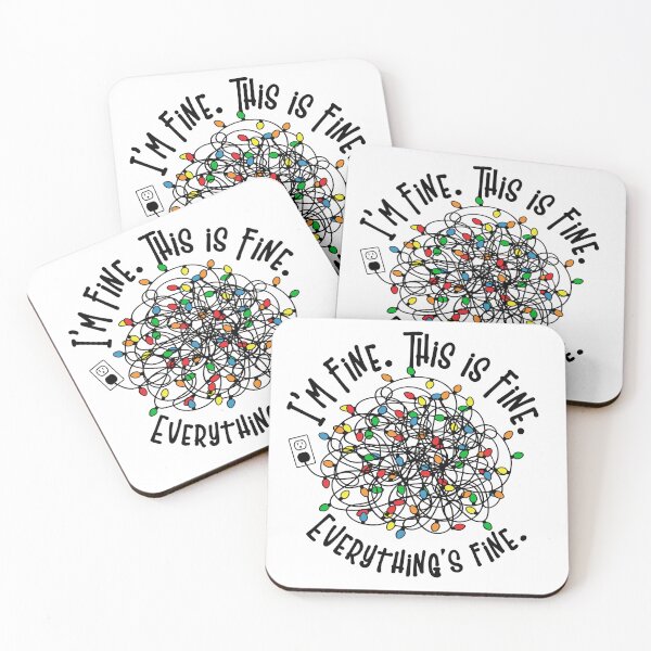 Item preview, Copy of StaIt's Fine I'm Fine Everything is Finey Spooky designed and sold by FunCreative.