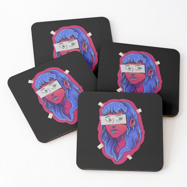Item preview, Blue haired girl designed and sold by NeonPopKong.