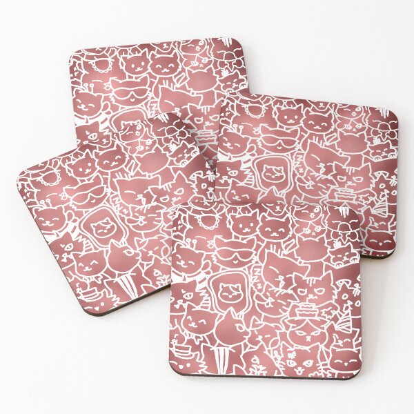 Item preview, RED CAT DOODLE designed and sold by ulricateodoro.