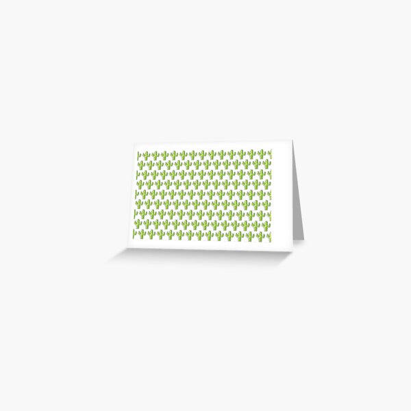 Doodled Cacti Print Greeting Card