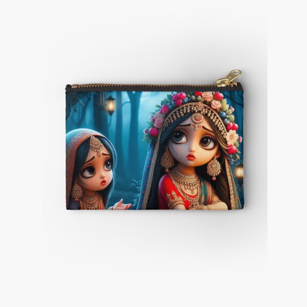 Item preview, Sad Radha Rani Sitting in Vrindavan Forest designed and sold by VrindaArts.