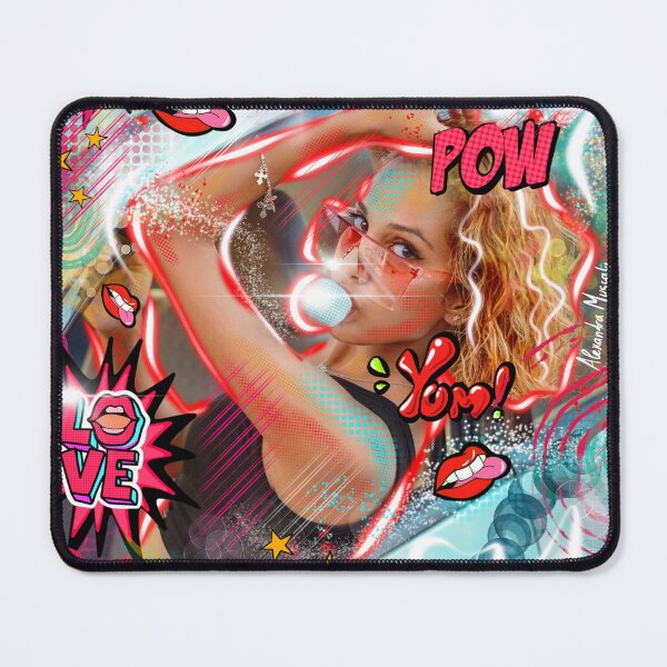 Item preview, Girl bubble pop art  designed and sold by Alexandra Muscalu.