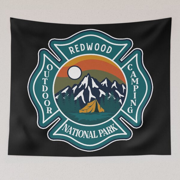 Item preview, Redwood National Park-Vintage designed and sold by graphic-map.