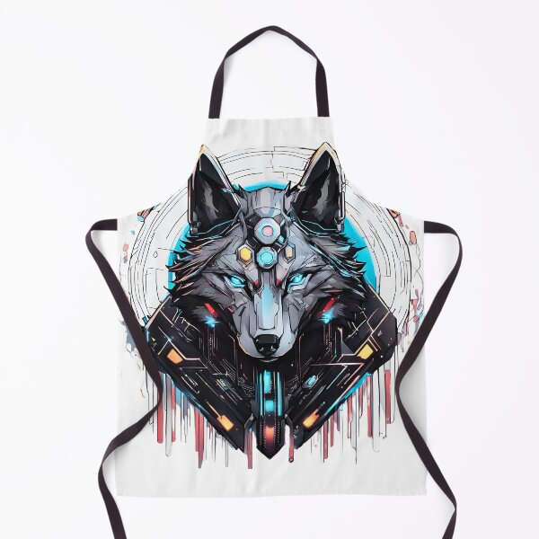 Item preview, CyberWolf Cyberpunk designed and sold by CyberArtistOne.