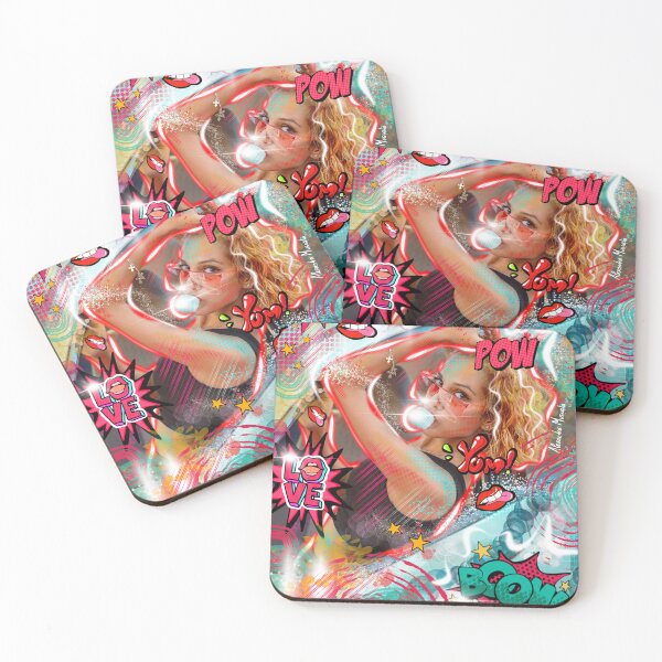Item preview, Girl bubble pop art  designed and sold by Alexandra Muscalu.