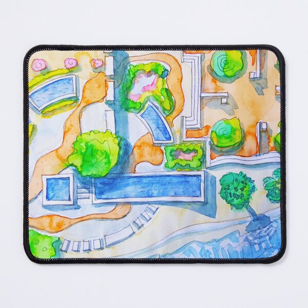 Item preview, garden by the sea designed and sold by Tereza Pilar Art.