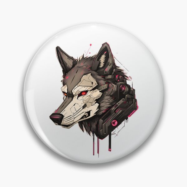 Item preview,  CyberWolf Cyberpunk  designed and sold by CyberArtistOne.