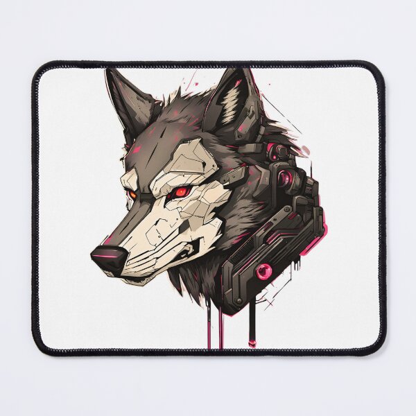 Item preview,  CyberWolf Cyberpunk  designed and sold by CyberArtistOne.